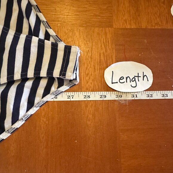 The Limited vintage 90s Striped Navy & White Long-Sleeve Bodysuit - Picture 5 of 5
